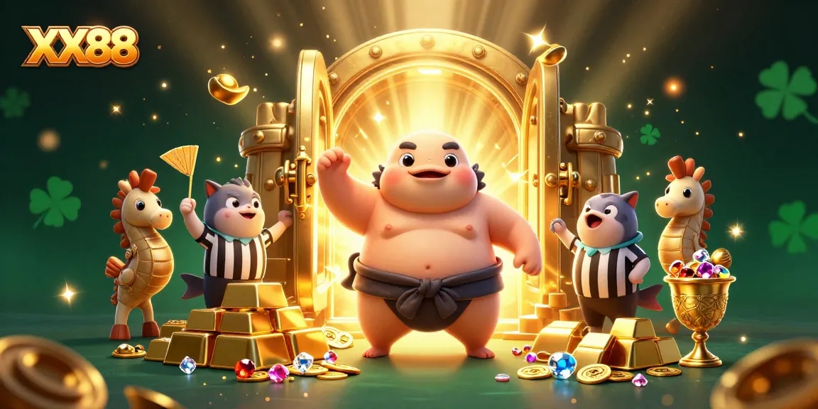 Experience thrilling gameplay at XX88 with unique characters and vibrant casino elements.