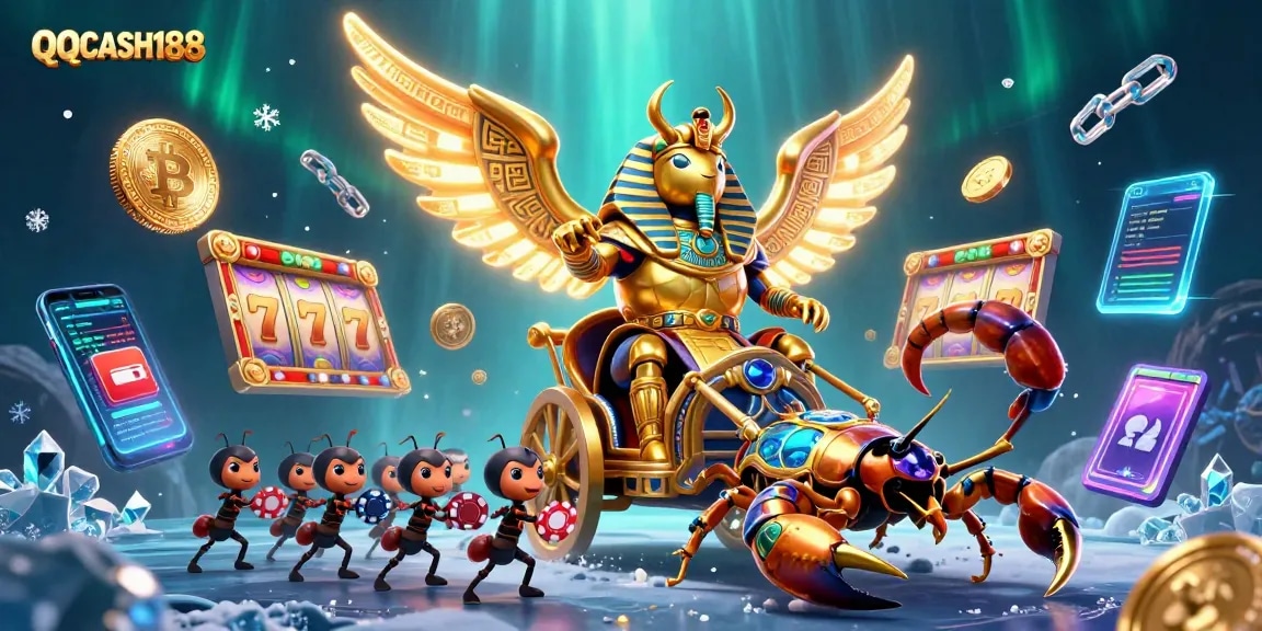 Win big with QQCASH188's vibrant slot games in a 3D arena with rich details and dynamic characters.