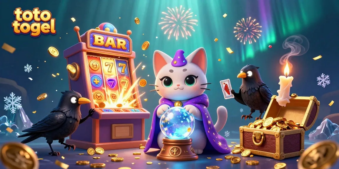 Experience the thrill of toto togel with vibrant characters and dynamic casino elements.