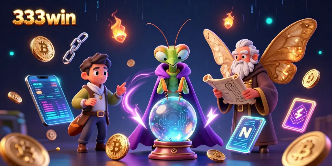 Experience thrilling games at 333win with vibrant 3D characters and casino-themed elements.