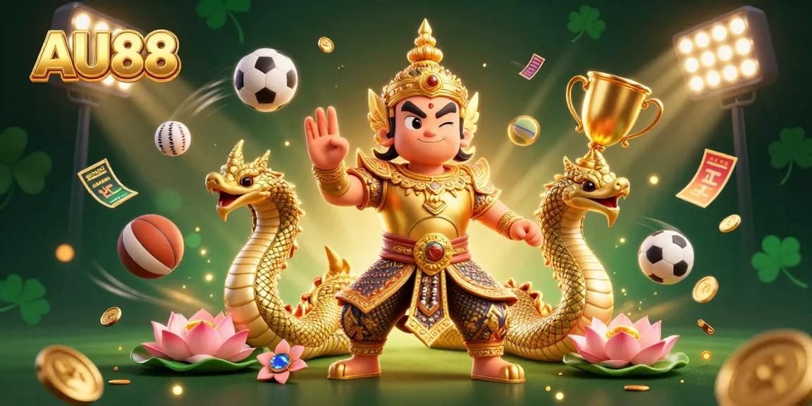 Enhance your gameplay with AU88's thrilling online betting experience featuring unique characters and dynamic sports elements.
