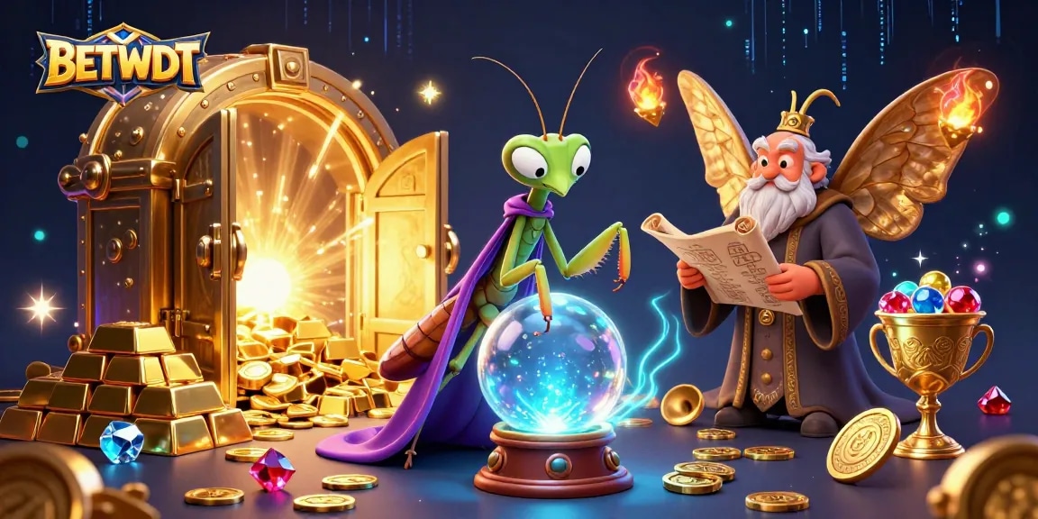 Experience exciting jackpots on BETBDT with vibrant casino elements and a mystical ambiance.