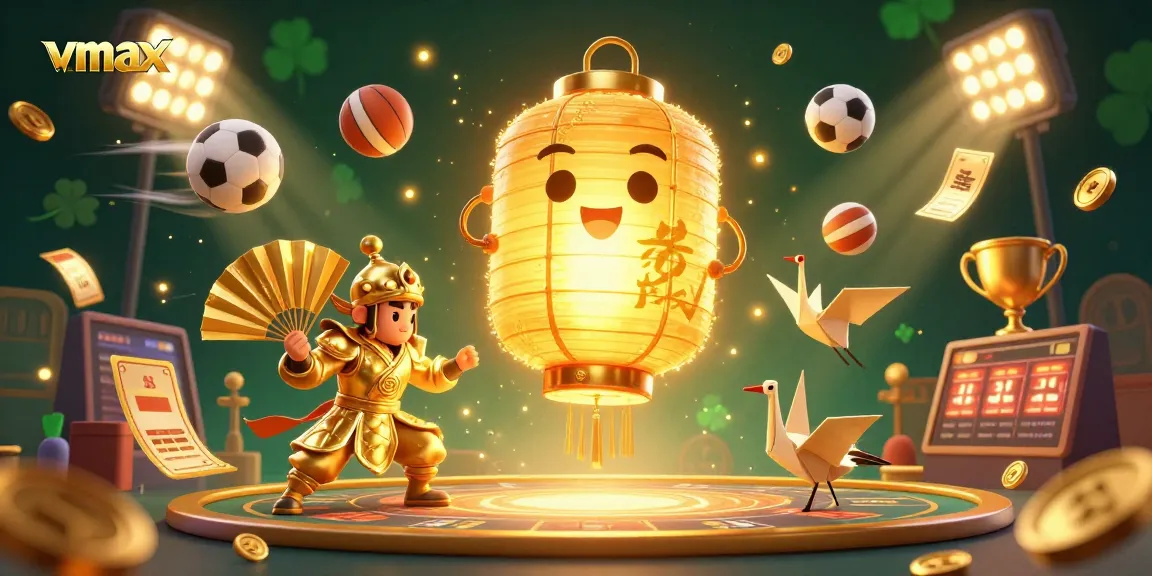 Experience exhilarating gaming action at vmax with dynamic sports elements and vibrant characters.