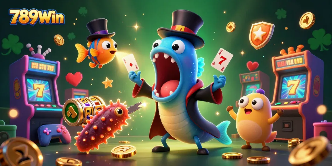 Experience the thrill of gaming at 789Win, where a deep-sea eel performs magic.