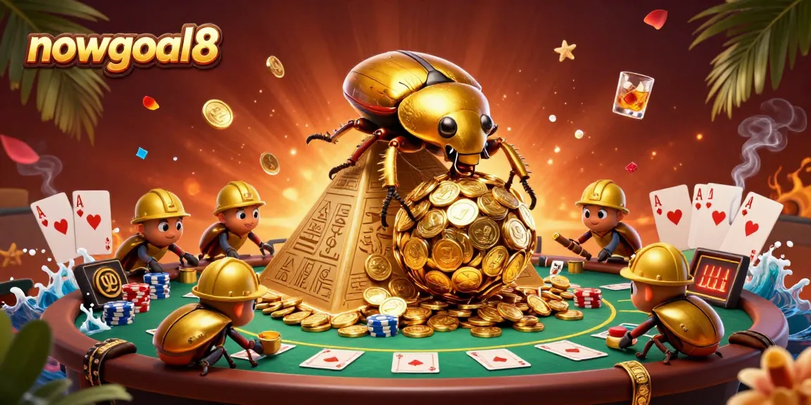 Experience live sports betting strategies with nowgoal8, featuring dynamic casino elements and vibrant gambling themes.