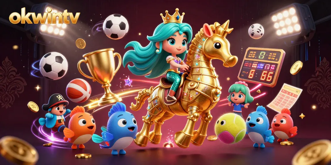 Engage with immersive okwintv gaming experience featuring dynamic sports elements and vibrant characters.