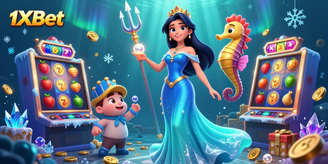 1xBet offers exciting slot games featuring vibrant machines, treasures, and fantasy characters.