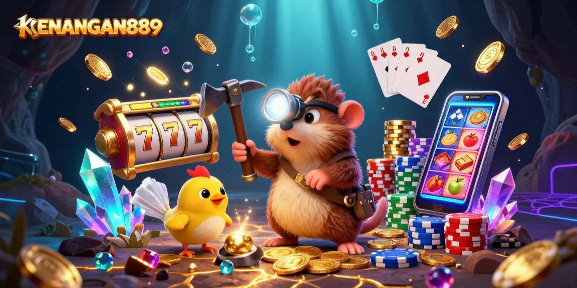 Experience the thrill of winning with KENANGAN889's exciting slot reels and dazzling treasures!