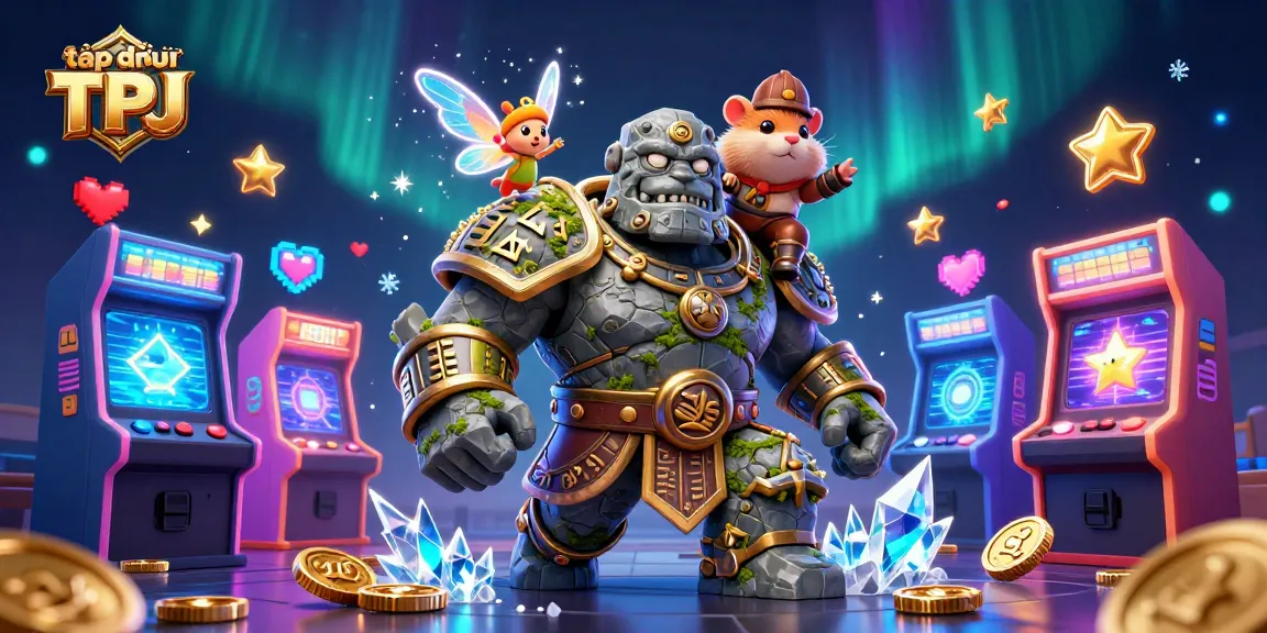 Spin the reels with tập đoàn TPJ in a vibrant 3D casino adventure full of magic and gaming excitement.