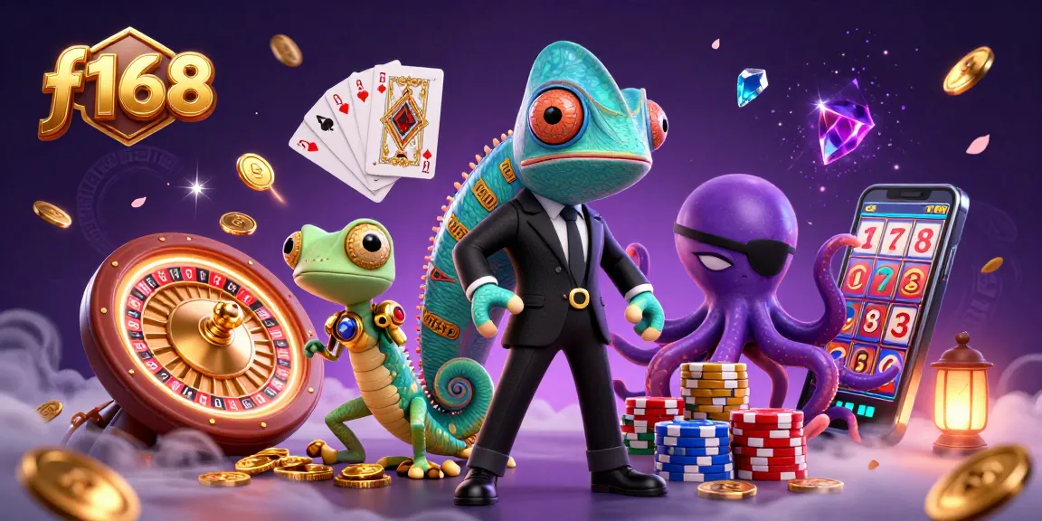 Join the thrilling action at f168 as colorful characters spin reels and win big!