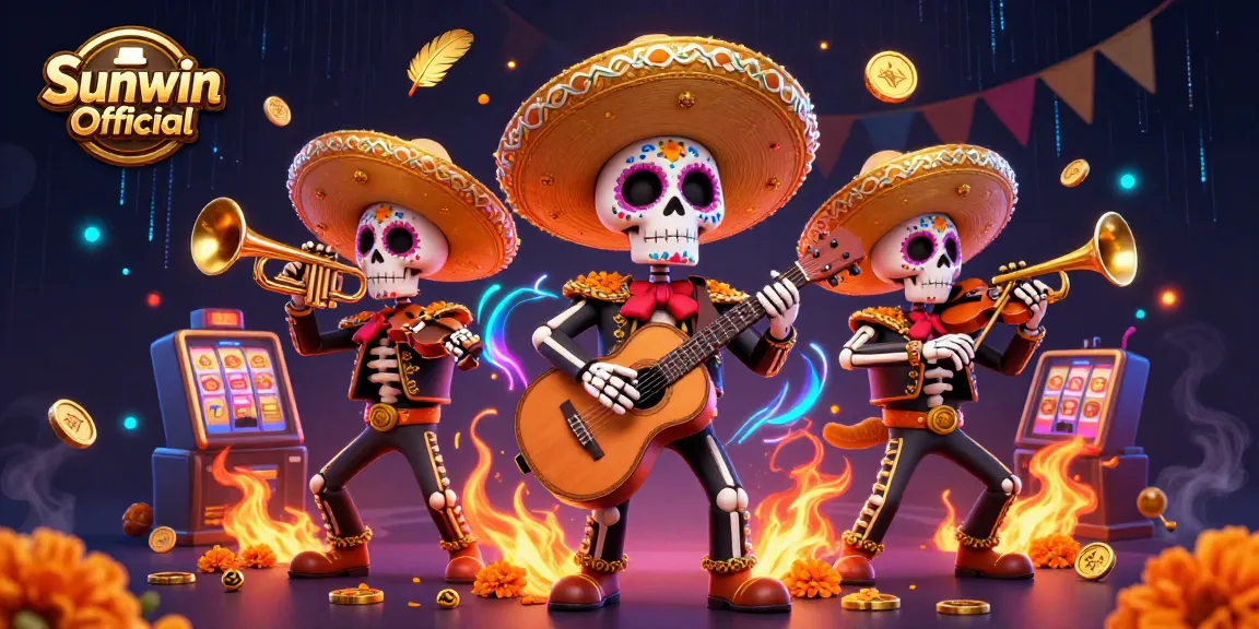 Experience exciting casino action with Sunwin Official's vibrant mariachis and dynamic game elements.