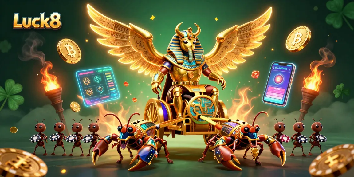 Luck8 immerses players in a gambling adventure with cash and crypto elements.