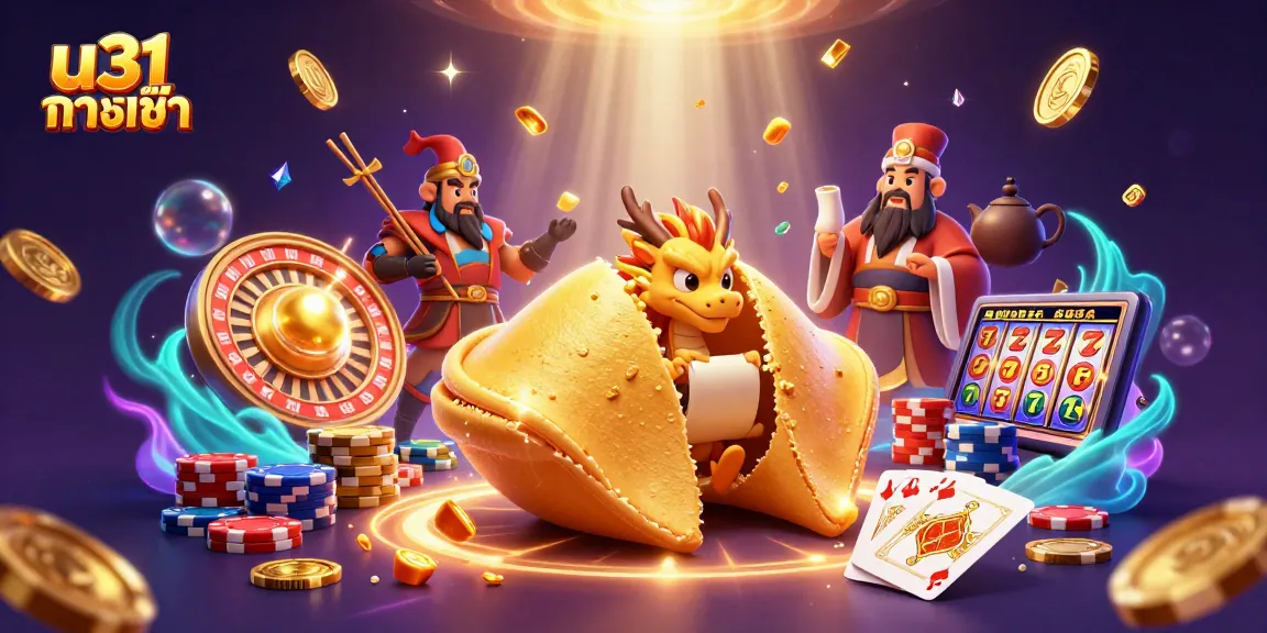 เล่น u31 slot ทางเข้า และรับโชคลาภจากขนมคุกกี้ทองคำในคาสิโนออนไลน์