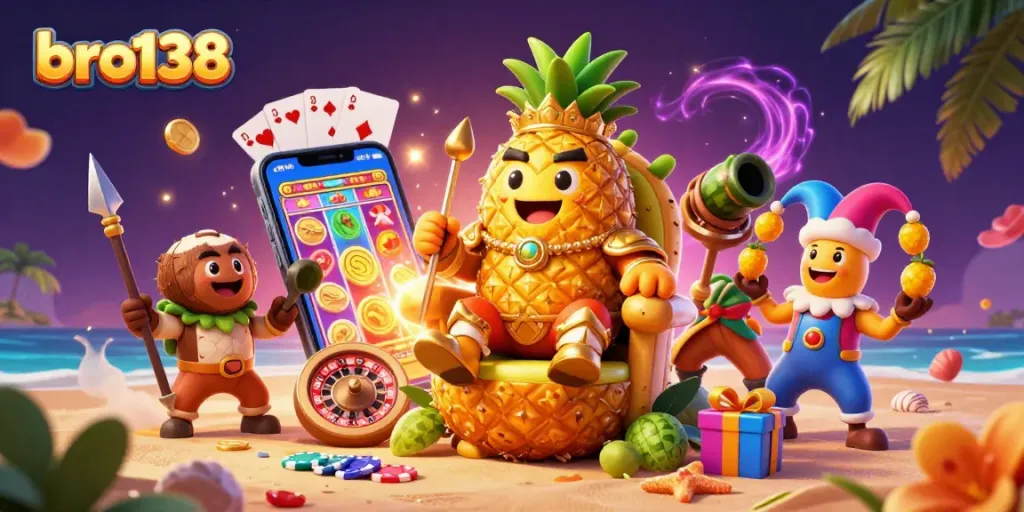 Engage in thrilling gameplay at bro138 with golden casino characters and exciting slot games.