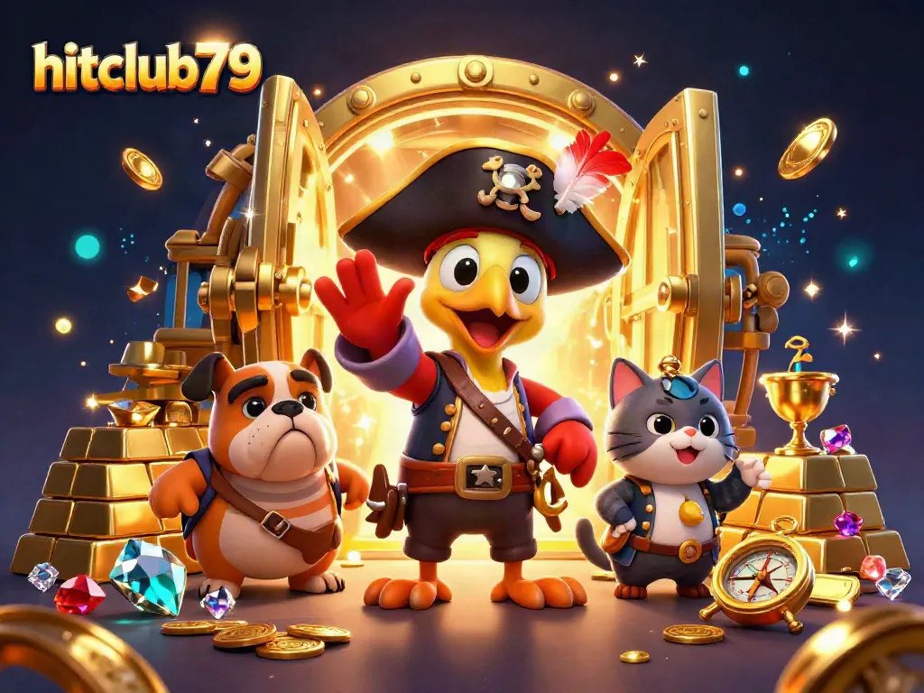 Experience thrilling adventures at hitclub79 with exciting treasure-themed casino elements.